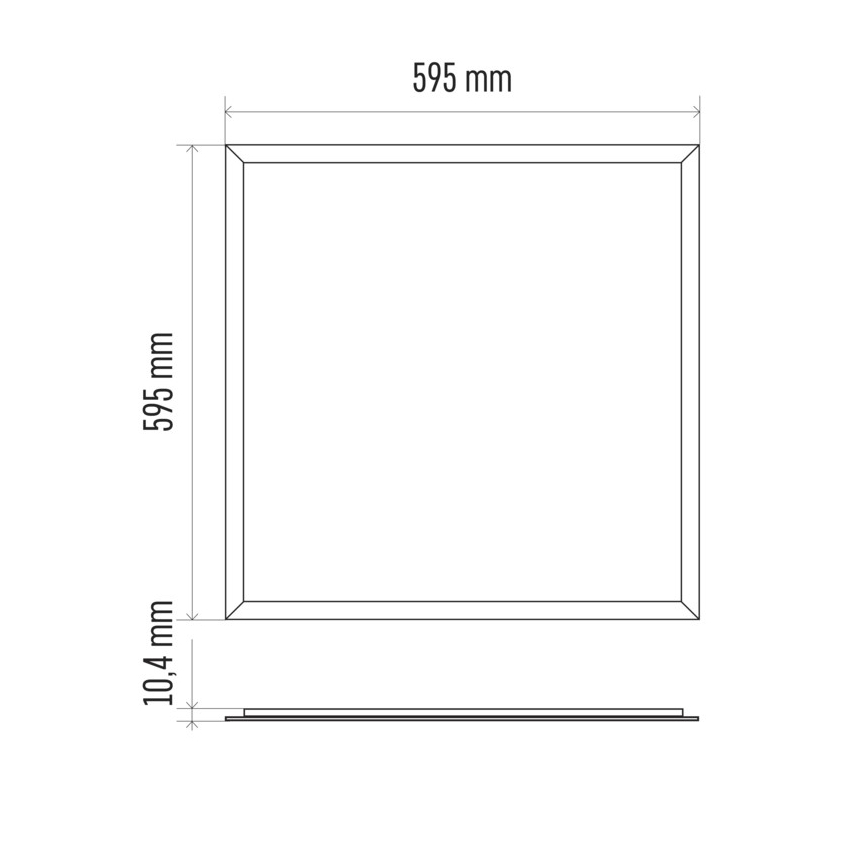 LED takpanel för badrum PROFI PLUS LED/40W/230V IP44