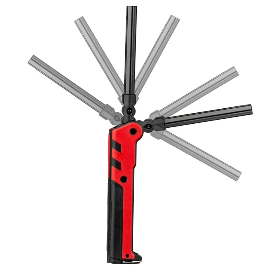 LED Uppladdningsbar arbetsficklampa LED/5W/5V IPX2 360 glansig 2000 mAh