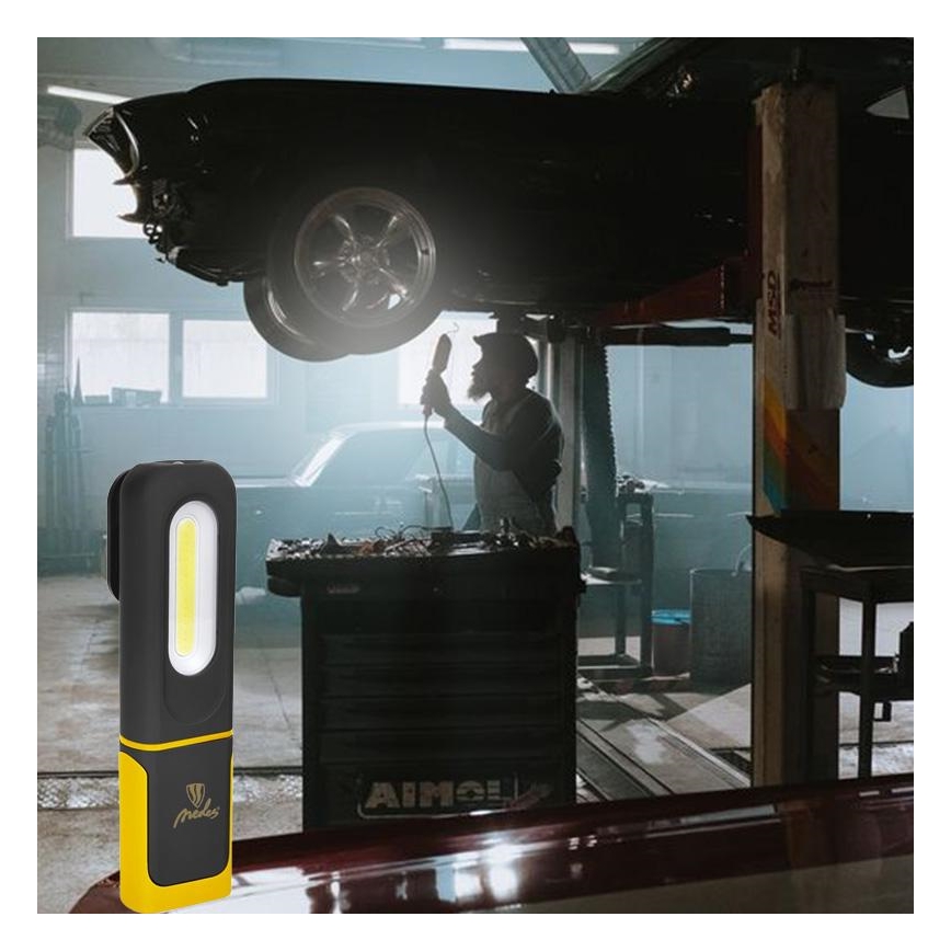 LED Dimbart uppladdningsbart arbetsljus LED/8W/5V IP44 420 lm 1200 mAh