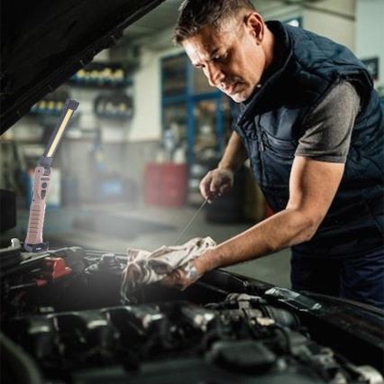 LED Dimbart uppladdningsbart arbetsljus med powerbankfunktion LED/4W/5V IPX4 600 lm 2000 mAh