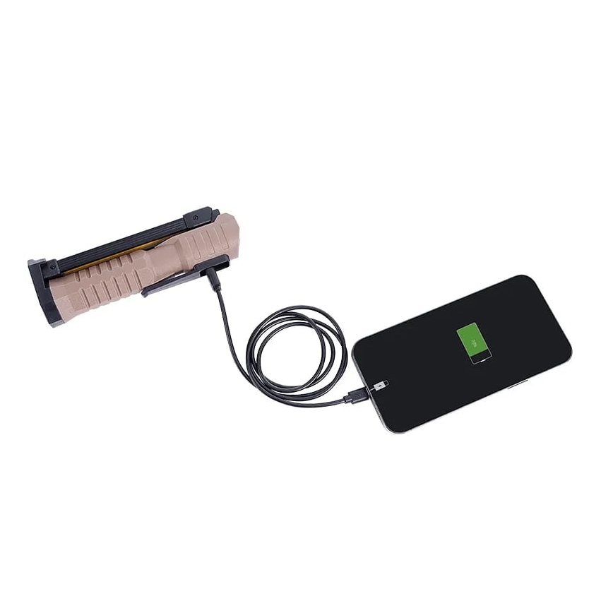 LED Dimbart uppladdningsbart arbetsljus med powerbankfunktion LED/4W/5V IPX4 600 lm 2000 mAh
