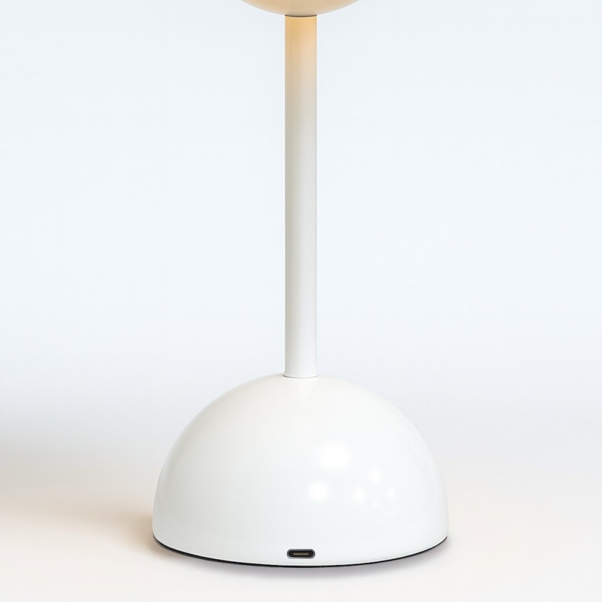 LED uppladdningsbar beröringsstyrd bordslampa COSTA LED/3W/5V 2400 mAh 3000-6000K vit