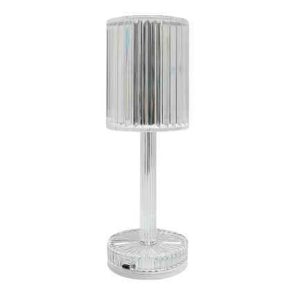 LED uppladdningsbar beröringsstyrd bordslampa SIMPLE LED/1W/5V 2400 mAh 3000-6000K genomskinlig