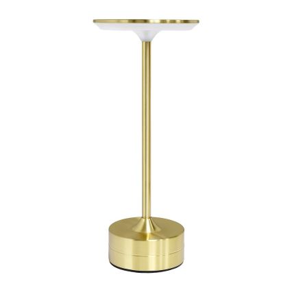 LED uppladdningsbar bordslampa med touchkontroll TAVOLO LED/2,5W/5V 2400 mAh 3000-6000K guldfärgad