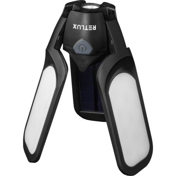 LED-uppladdningsbar campinglykta med solcellspanel LED/3W/1600 mAh IPX4