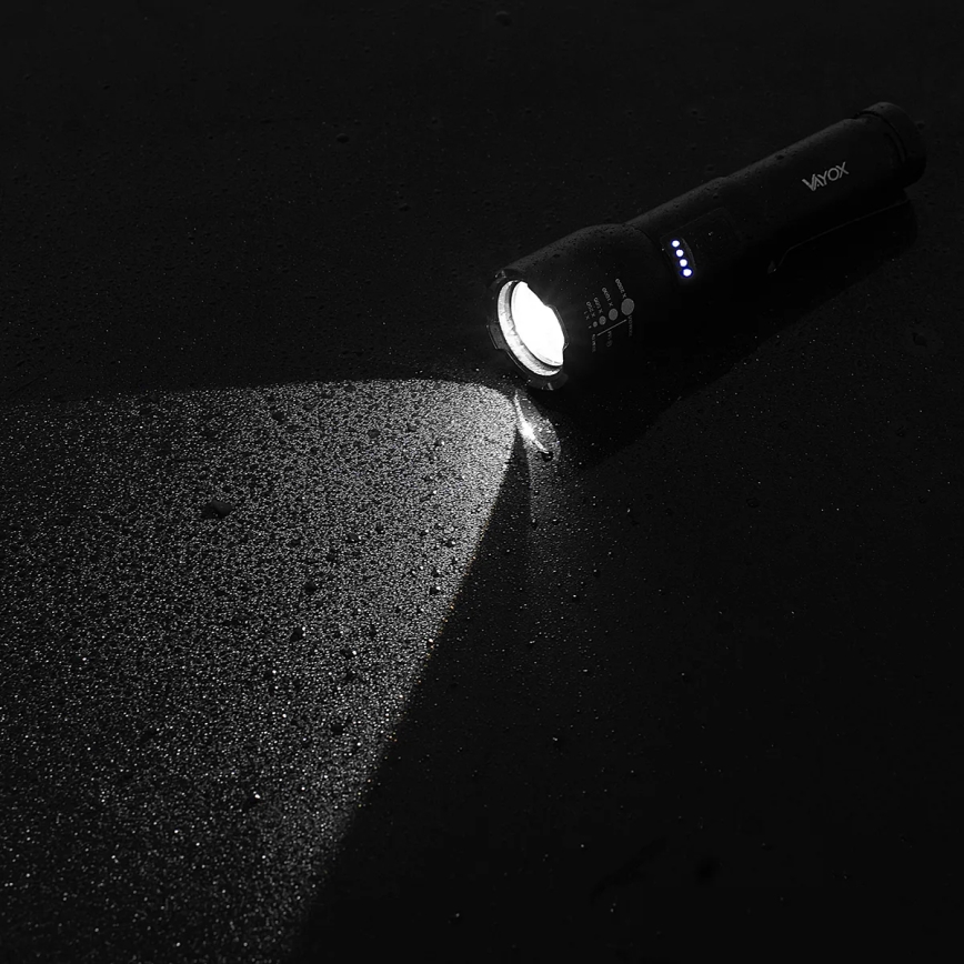 LED Dimbart uppladdningsbart ficklampa LED/20W/5V IPX4 800 lm 2000 mAh