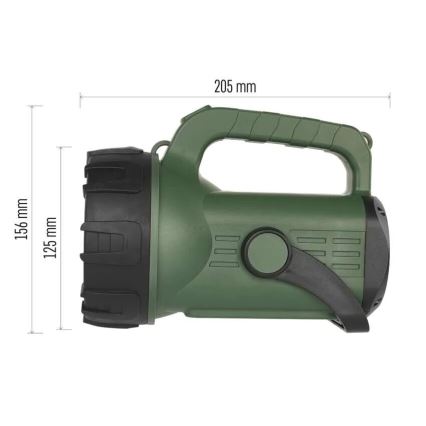 LED Uppladdningsbar ficklampa LED/3,7V IP43 700 lm 3600mAh