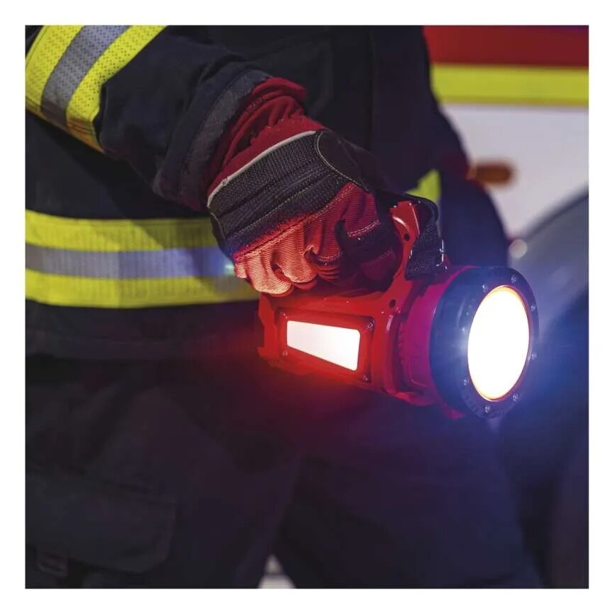 LED Uppladdningsbar Ficklampa LED/3,7V IP44 1000 lm 15000mAh