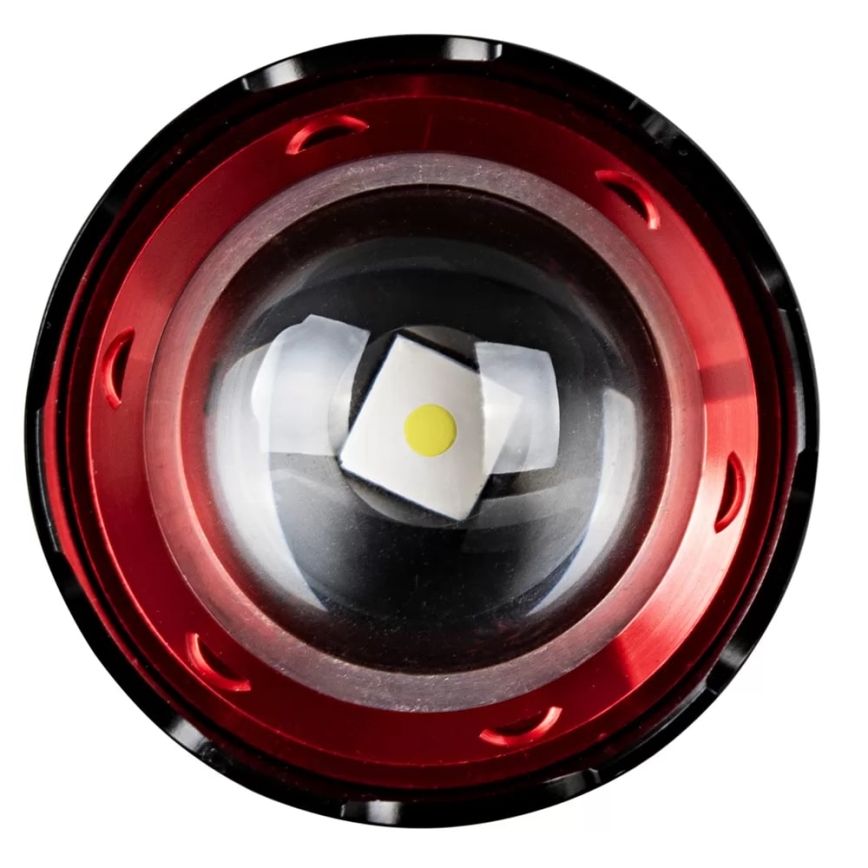 LED Dimbar uppladdningsbar ficklampa med strömbank funktion LED/30W/5V IPX5 1060 glansig 5000 mAh