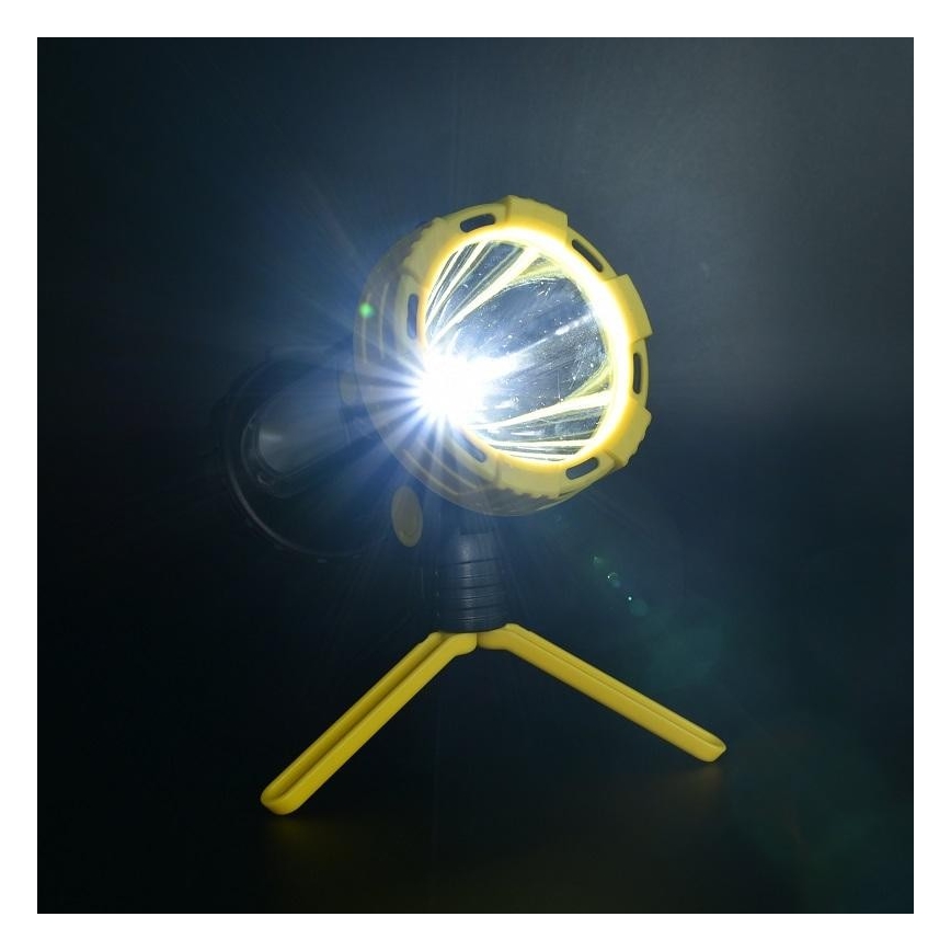 LED Uppladdningsbar ficklampa LED/5W/4000mAh + LED/3W