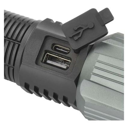 LED uppladdningsbar metallficklampa LED/5V 3000 lm 5000 mAh IP43