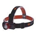 LED Uppladdningsbar pannlampa LED/3W/USB 1200mAh IP44