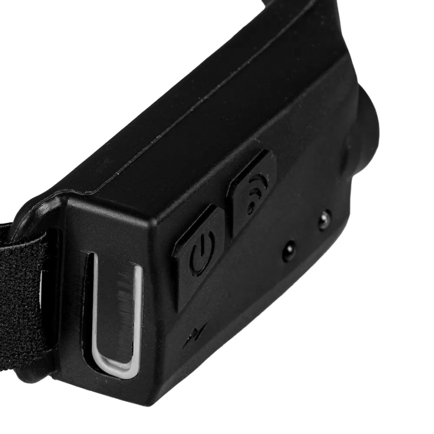 LED Dimbart uppladdningsbart pannlampa med sensor 2xLED/5V IP44 350 lm 1200 mAh