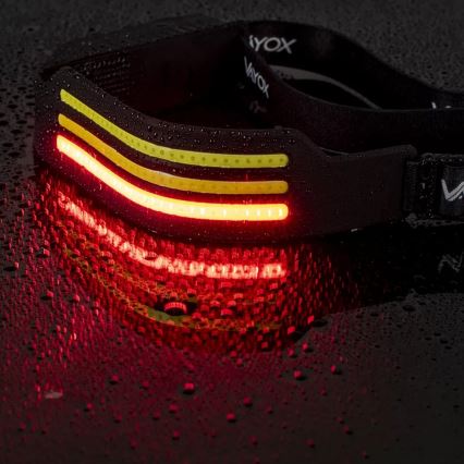 LED uppladdningsbar pannlampa med dimmer, sensor och rött ljus 4xLED/5V IP44 300 lm 1200 mAh