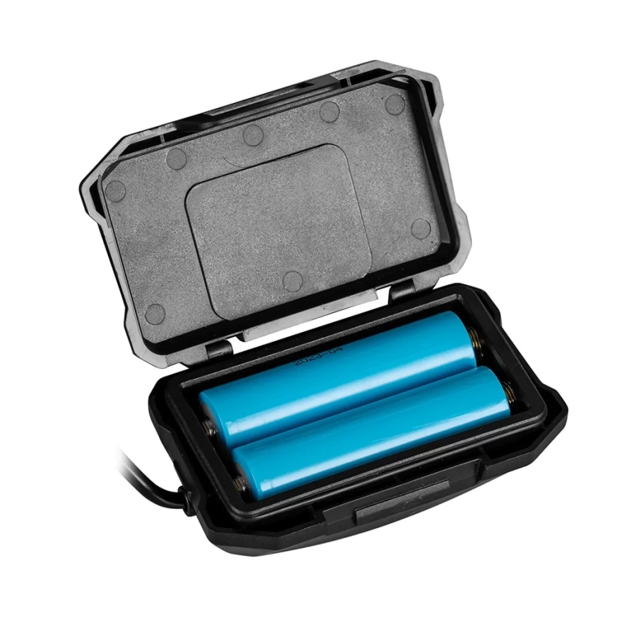 LED uppladdningsbar pannlampa med dimmer, sensor, powerbankfunktion och rött ljus LED/10W/5V IP44 1200 lm 4000 mAh