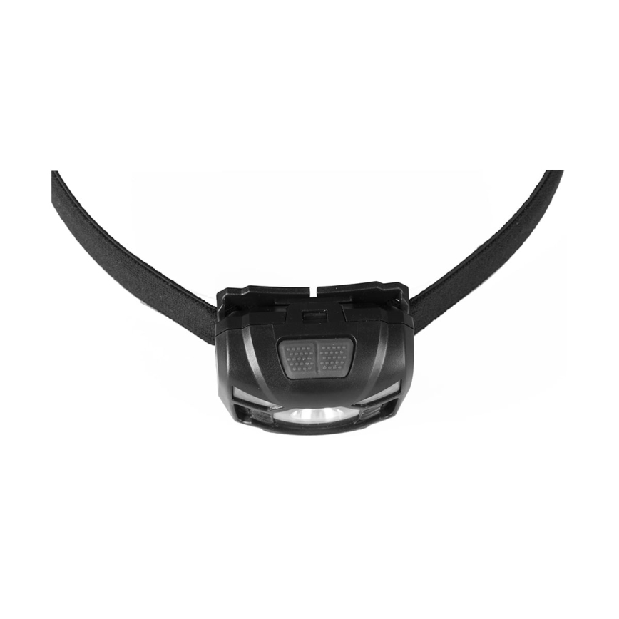 LED Ljusreglerad uppladdningsbar pannlampa med sensor och rött ljus LED/3W/5V IP66 100 glansig 1200 mAh