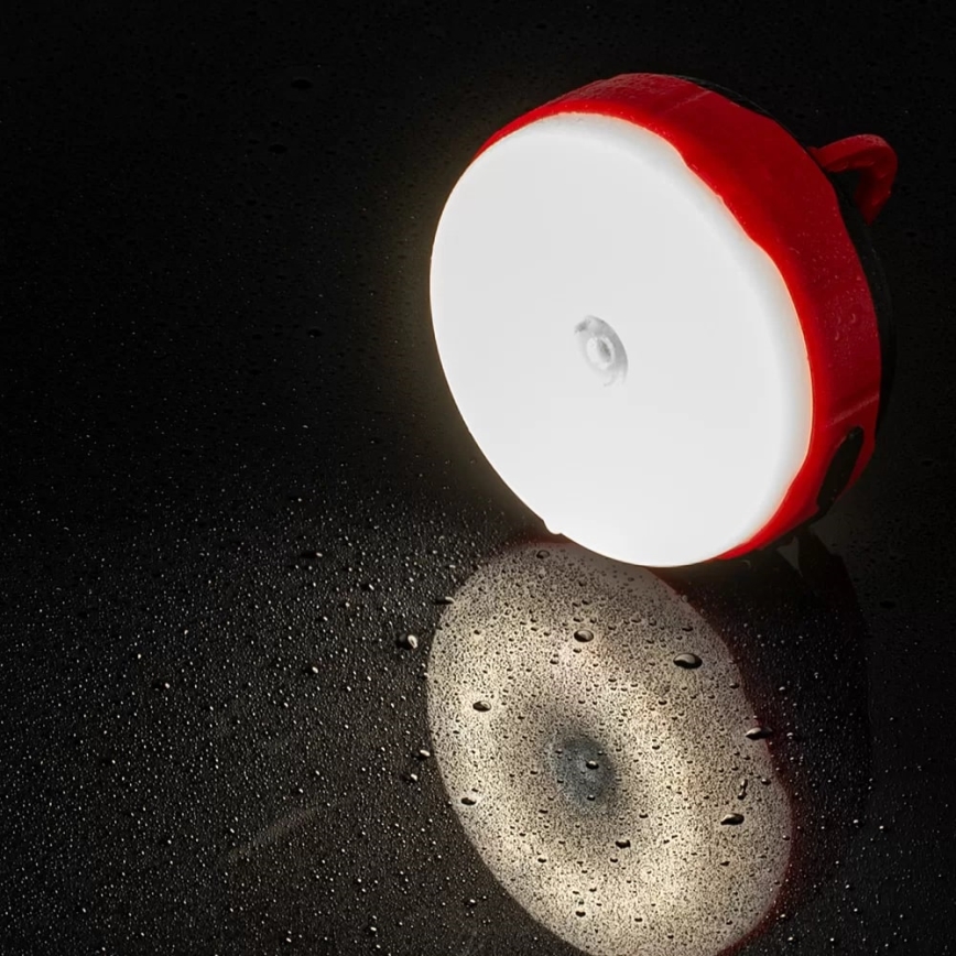 LED Ljusreglerad uppladdningsbar solcell ficklampa med strömbanksfunktion LED/3W/5V 3000/4000/6500K IPX6 500 glansig 2000 mAh