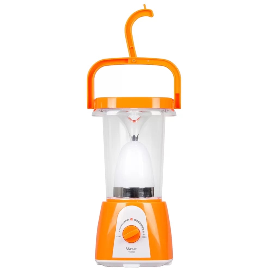 LED Ljusreglerad uppladdningsbar solcell lampa med strömbanksfunktion LED/230V 710 glansig 1600 mAh