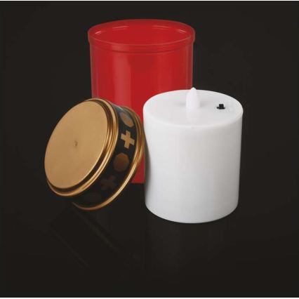 LED Utomhus  dekoration 1xLED/2xC IP44 röd 