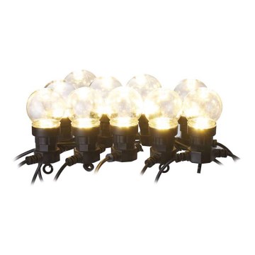 LED utomhus dekorationsslinga 10xLED/10m IP44 klar