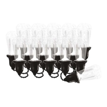 LED utomhus dekorationsslinga 16xLED 8,6m IP44 kallvit