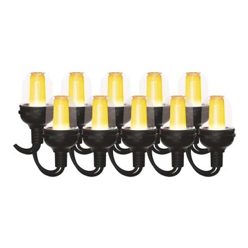 LED utomhus dekorativ ljusslinga 100xLED/9,5m IP44