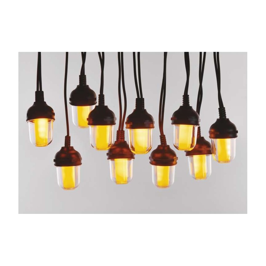 LED utomhus dekorativ ljusslinga 100xLED/9,5m IP44