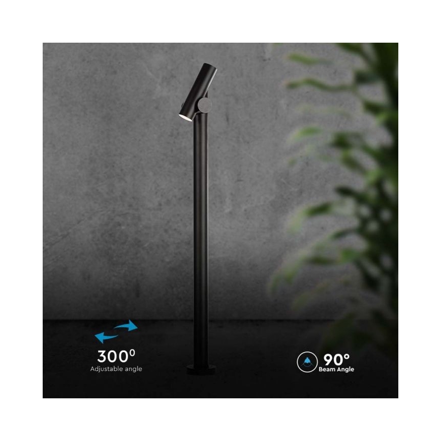 LED Utomhus flexibel lampa LED/4W/230V 3000K IP44 100 cm svart