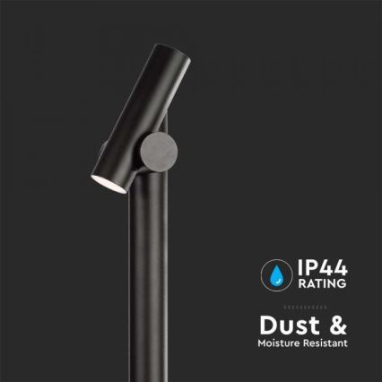 LED Utomhus flexibel lampa LED/4W/230V 3000K IP44 100 cm svart