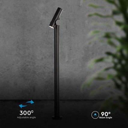 LED Utomhus flexibel lampa LED/4W/230V 4000K IP44 100 cm svart