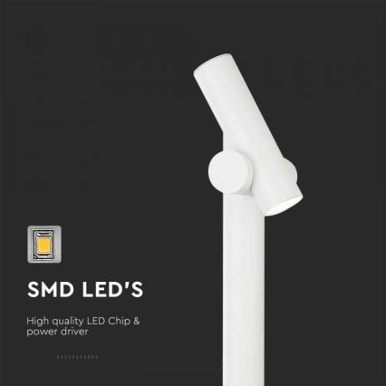 LED Utomhus flexibel lampa LED/4W/230V 4000K IP44 100 cm vit