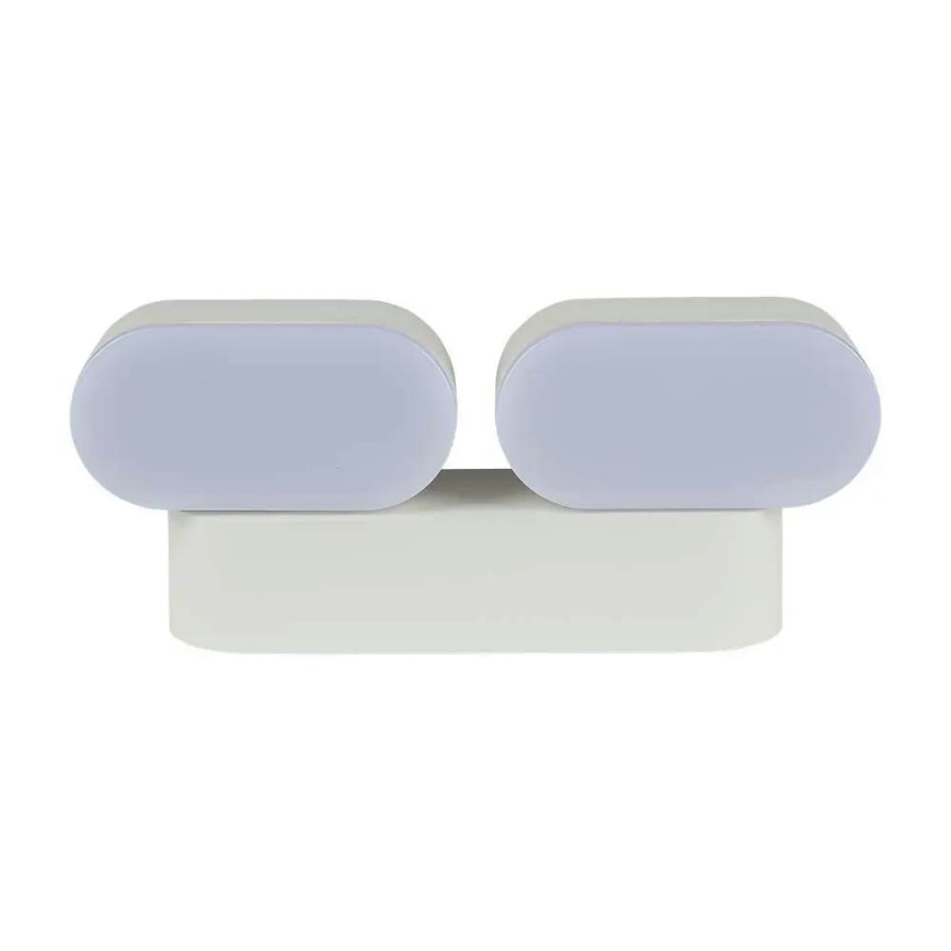 LED Utomhus flexibel vägglampa 2xLED / 12W / 230V IP65 grå