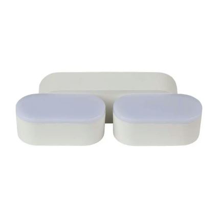 LED Utomhus flexibel vägglampa 2xLED / 12W / 230V IP65 grå