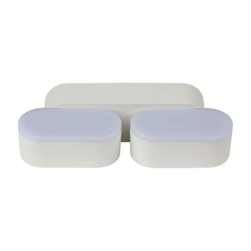 LED Utomhus flexibel vägglampa 2xLED / 12W / 230V IP65 grå