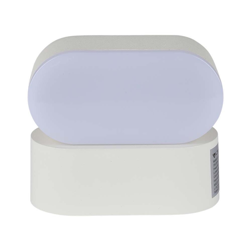 LED Utomhus flexibel vägglampa LED/5W/230V 3000K IP65 vit
