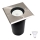 LED Utomhus infälld armatur 1xGU10/6W/230V IP44 matt krom