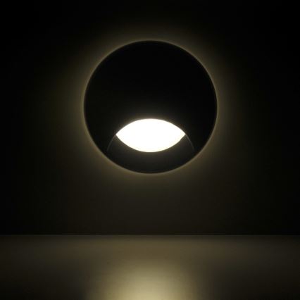 LED Utomhus Infälld Trappljus Q1 LED/3W/230V IP44