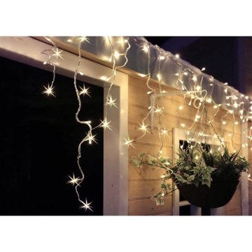 LED utomhus julbelysning ljusgardin 120xLED/230V 3 m IP44