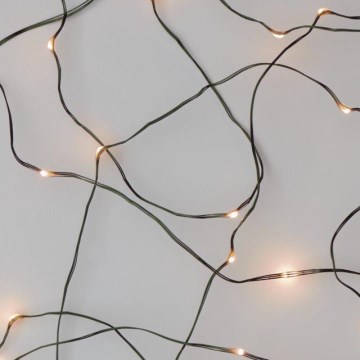 LED Utomhus Julbelysning NANO 40xLED/2,4W/230V IP44 4 m