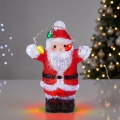 LED utomhus juldekoration 20xLED/2xAA 21 cm IP44 santa
