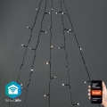 LED utomhus julgardin 200xLED/8 funktioner 5x4m IP65 Wi-Fi Tuya varmvit till kallvit