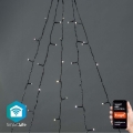 LED utomhus julgardin 200xLED/8 funktioner 5x7m IP65 Wi-Fi Tuya
