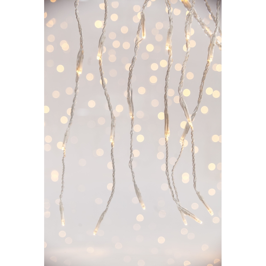 LED Utomhus julgardin CURTAIN 360xLED/3,6W/230V 2x2 m IP44 varm vit