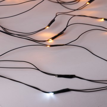 LED Utomhus julgardin NET 240xLED/7,2W/230V 1,5x2 m IP44 varmvit