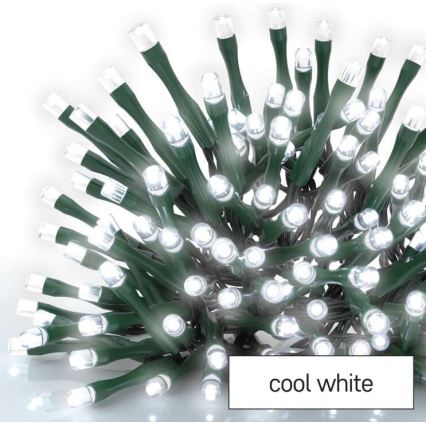 LED utomhus julkedja  120xLED/17m IP44 kall vit 