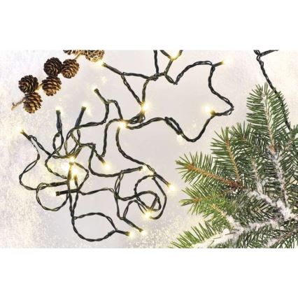 LED utomhus julkedja 120xLED/17m IP44 varm vit