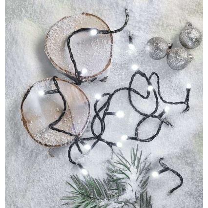 LED utomhus julkedja  240xLED/8 funktioner 29m IP44 kall vit 