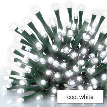 LED utomhus julkedja  240xLED/8 funktioner 29m IP44 kall vit 