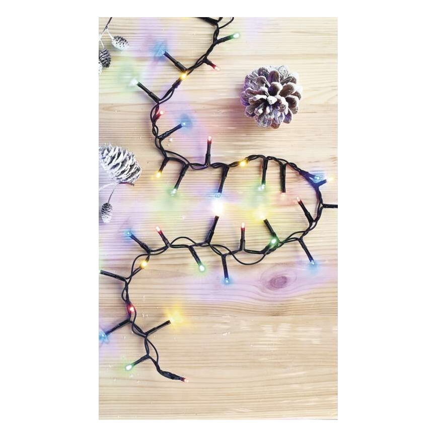 LED utomhus julkedja  300xLED/11m IP44 flerfärgade