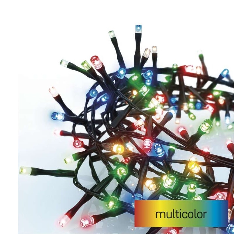 LED utomhus julkedja  300xLED/11m IP44 flerfärgade